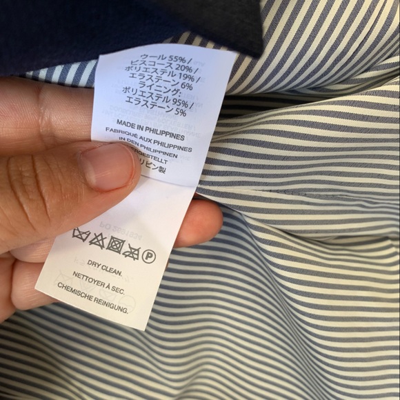 J. Crew Preppy Blue Blazer gold buttons - Picture 11 of 16